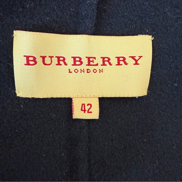 Burberry London Plaid Wool Cashmere Coat size 42 US M - Picture 5 of 9